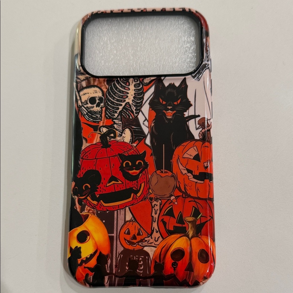 Mimocase Cat in Pumpkin retro phone case